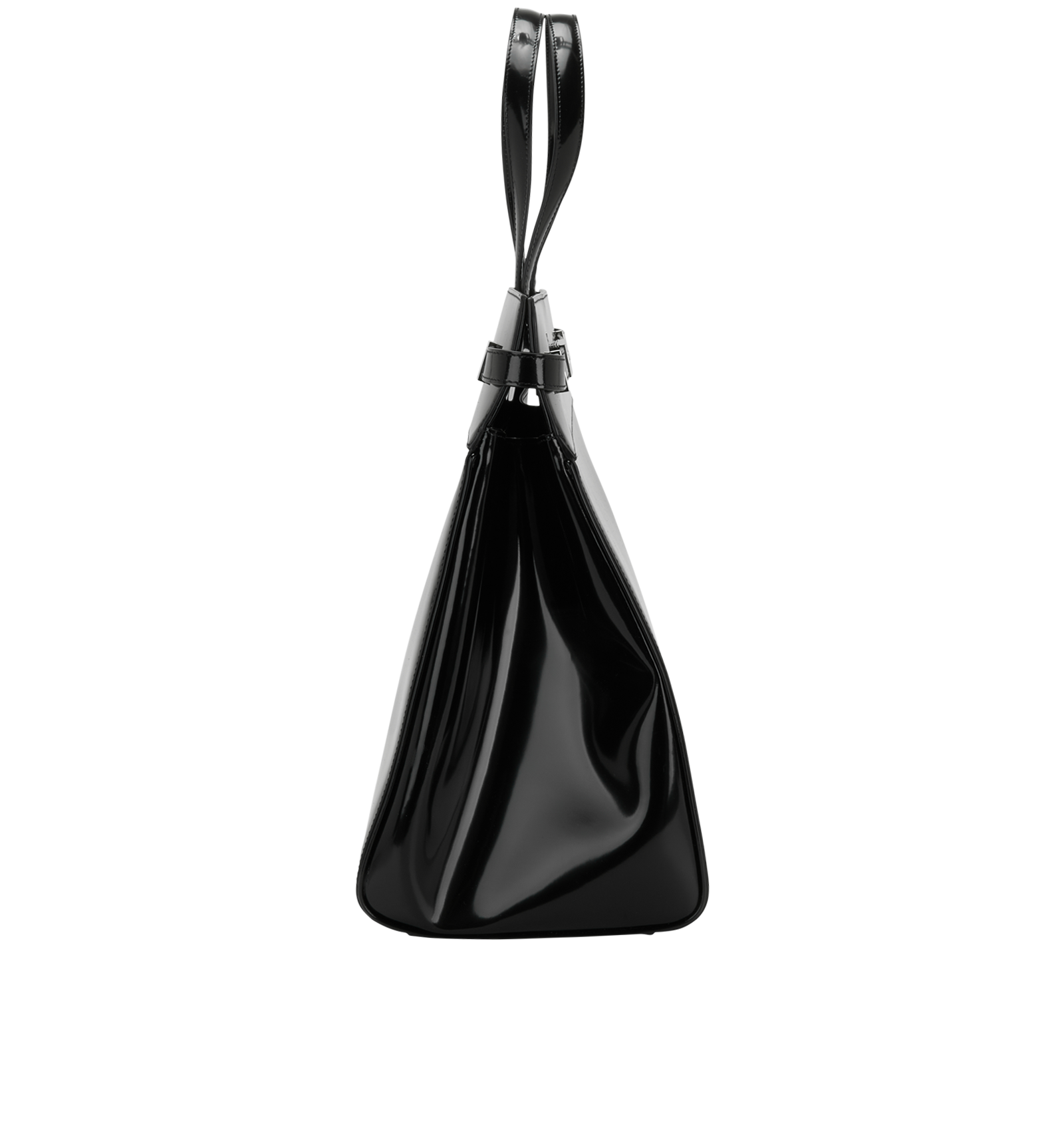 Large Manhattan, &pound;1,200, Handbags, Black/Tan, Leather, Side view